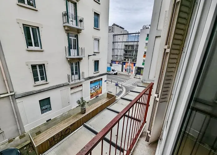 Au Coeur - Calme & Equipe Avec Wifi דירה *